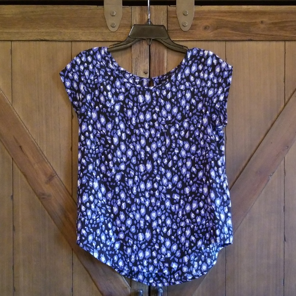 Beautiful animal print silk blouse